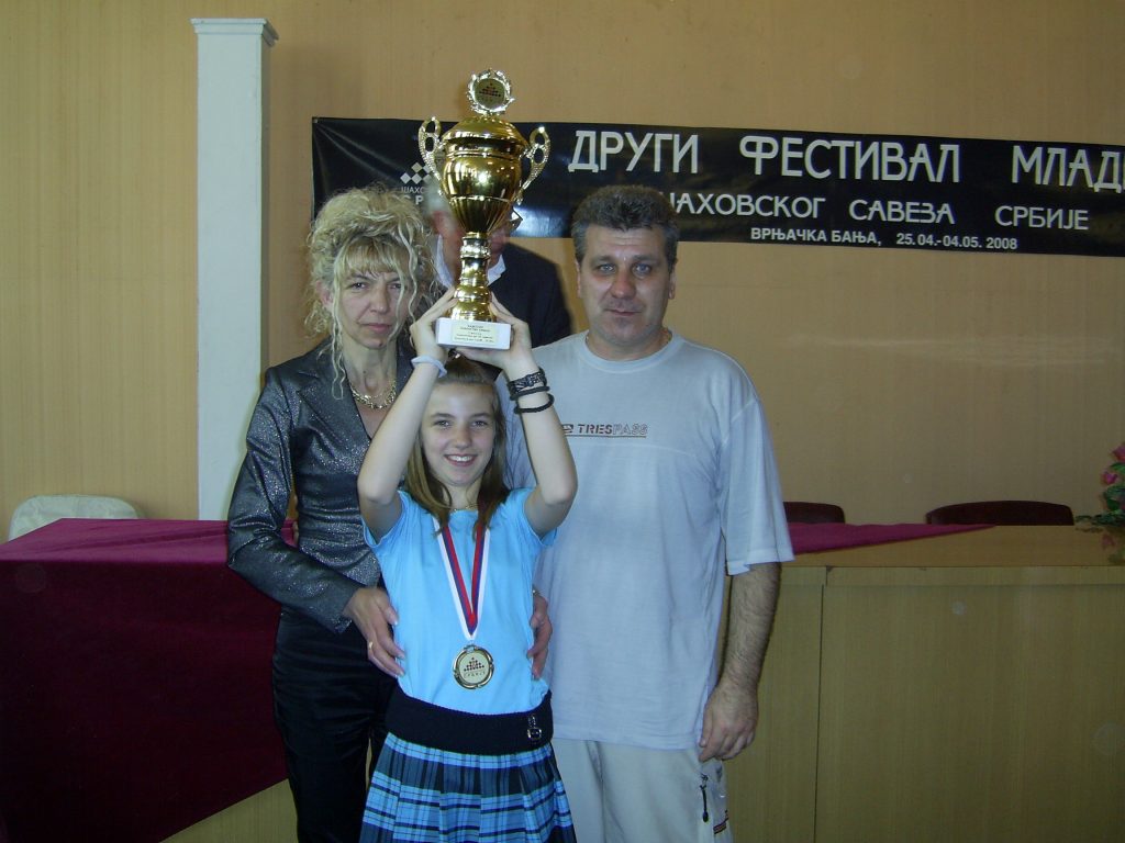 Stefana Milutinovic, chess player 